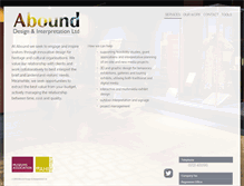 Tablet Screenshot of abound-design.com